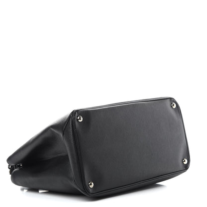 Prada Saffiano Cuir Twin Tote Black 4 of 12