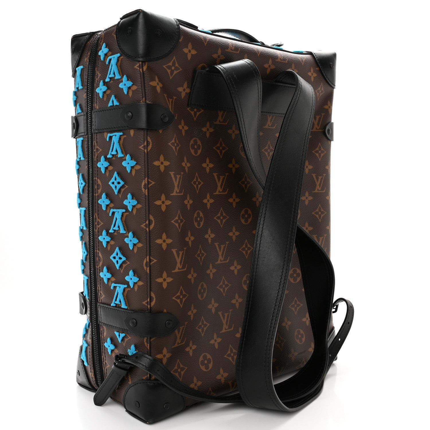 Louis Vuitton Monogram Tuffetage Soft Trunk Backpack PM Turquoise 3 of 11