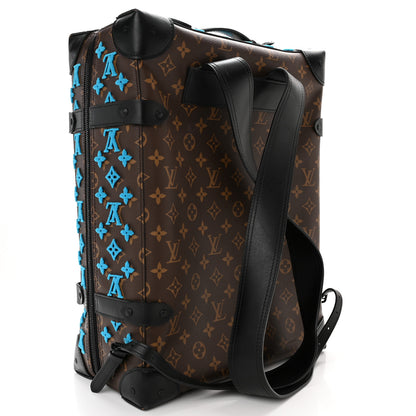 Louis Vuitton Monogram Tuffetage Soft Trunk Backpack PM Turquoise 3 of 11
