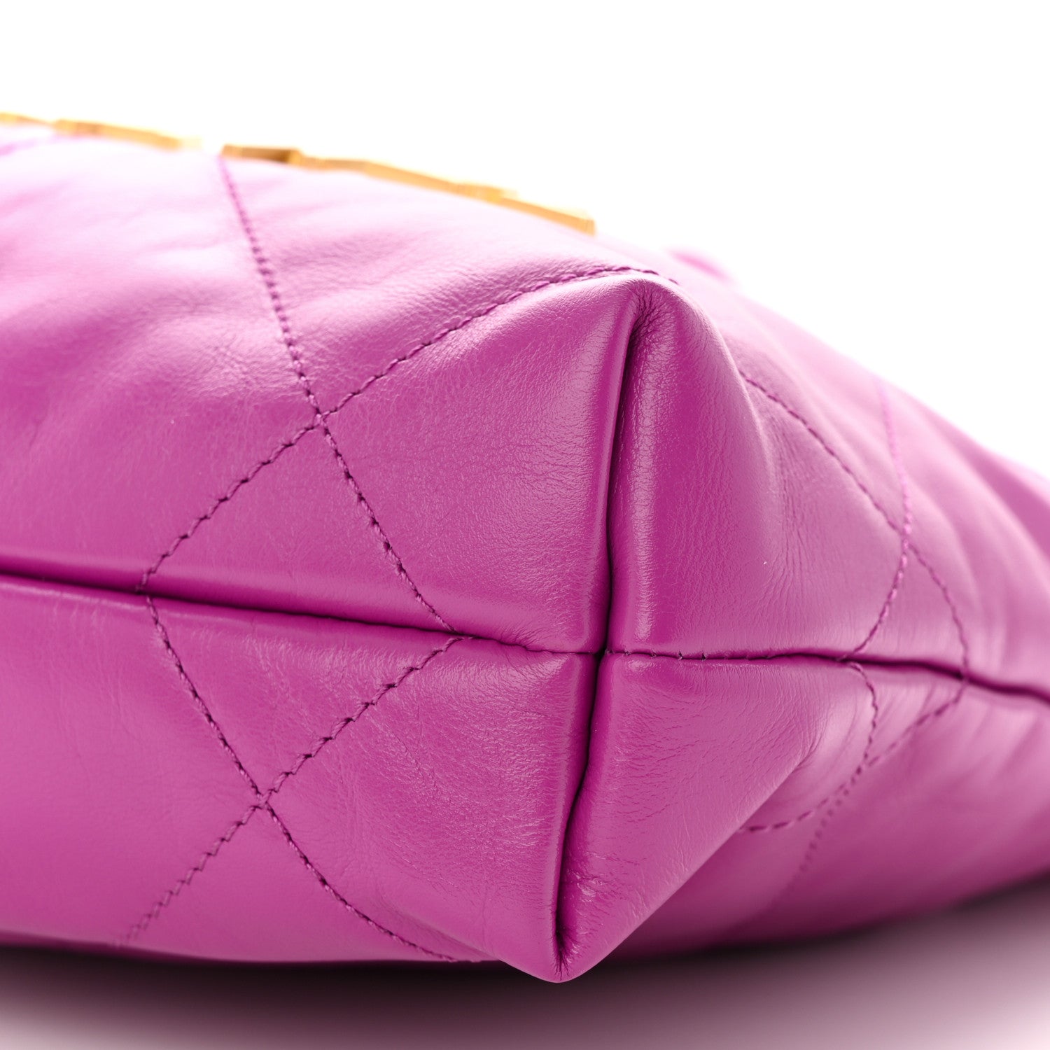 Chanel Shiny Calfskin Quilted Mini Chanel 22 Purple 10 of 11