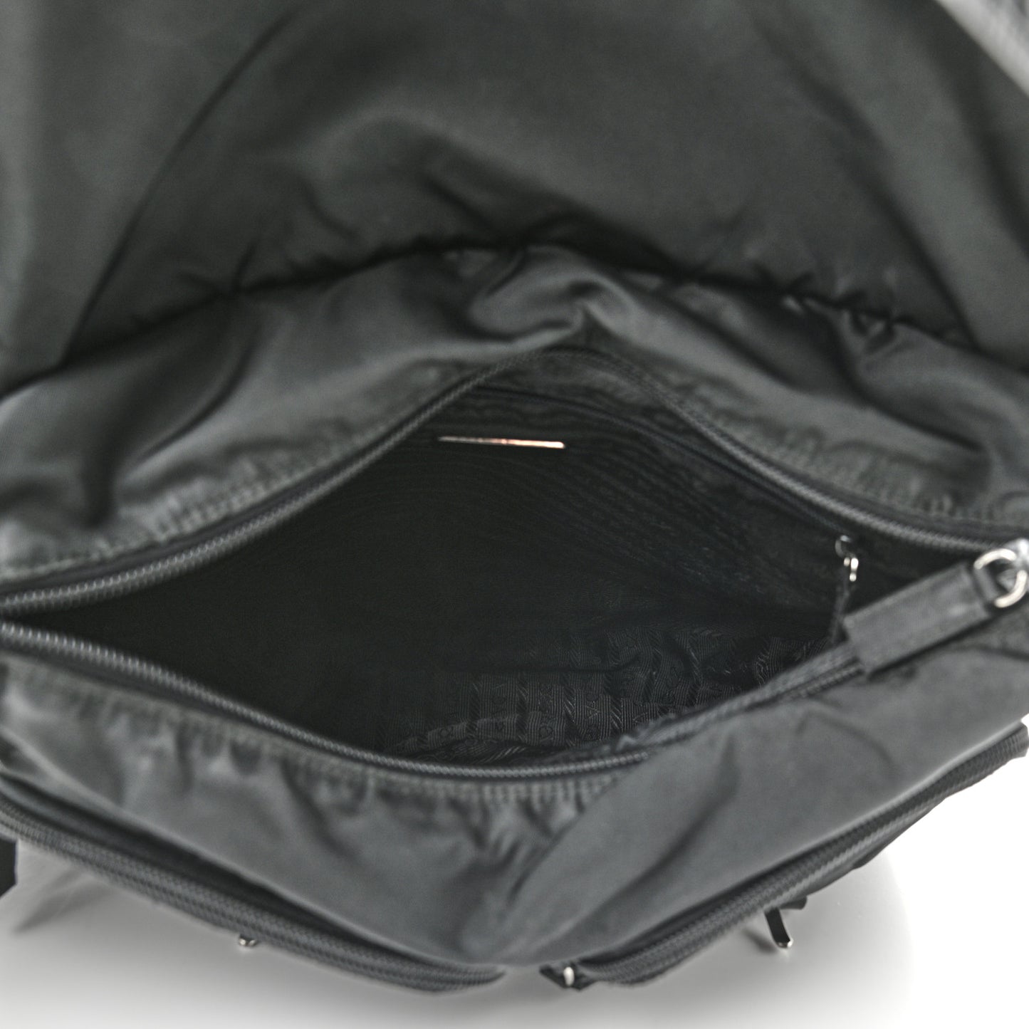 Tessuto Nylon Vela Messenger Bag Black