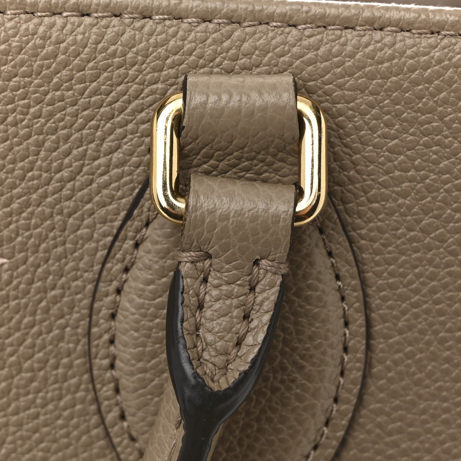 Louis Vuitton Empreinte Monogram Giant Onthego MM Tourterelle Creme 11 of 13