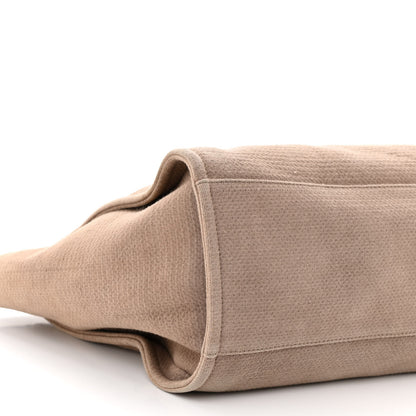 Chanel Canvas Medium Deauville Tote Beige Brown 9 of 10