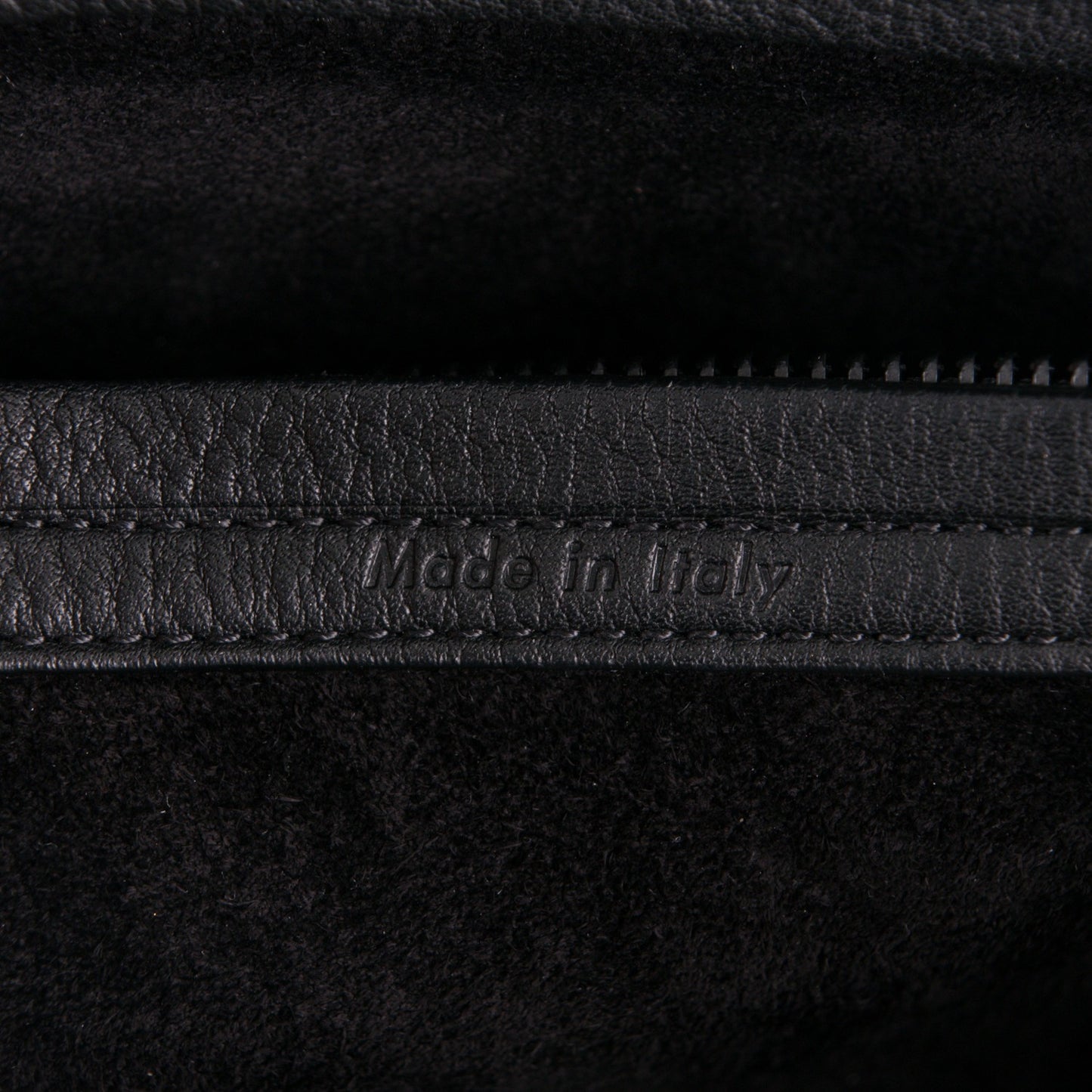 Supple Calfskin Medium Phantom Luggage Black