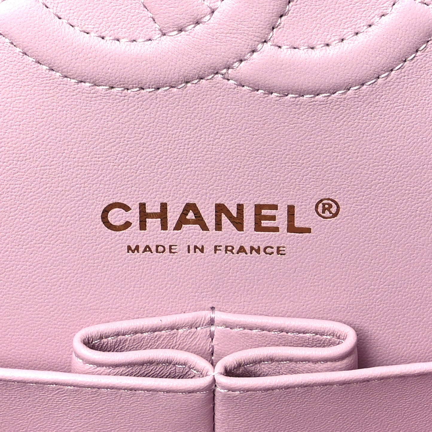 Caviar Quilted Medium Double Flap Light Pink