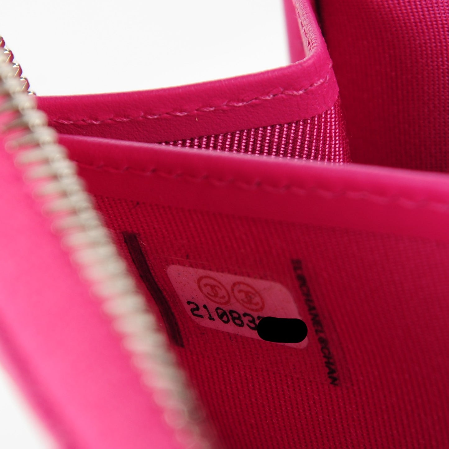 Caviar Quilted Large Gusset Zip Around Wallet Pink