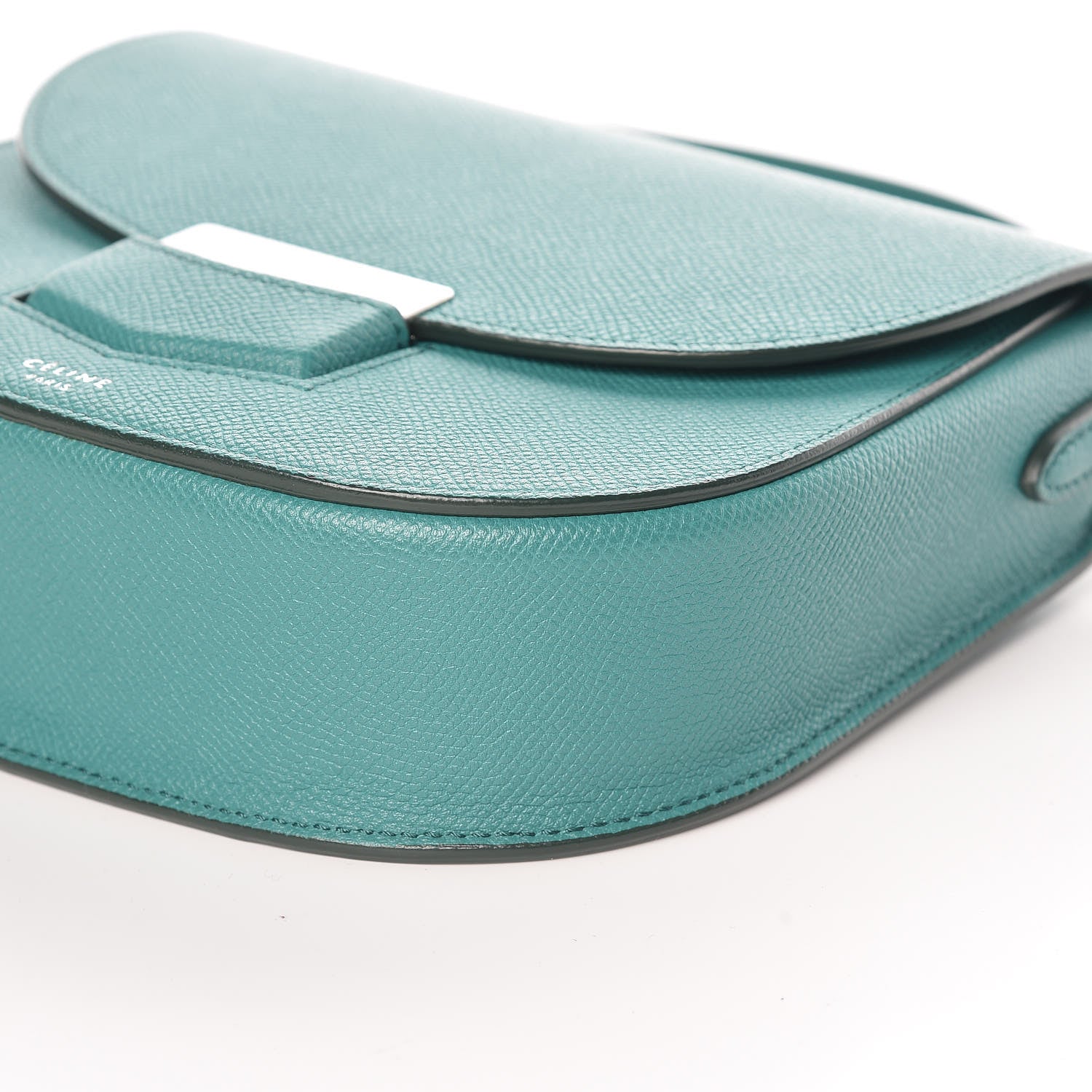 Celine Grained Calfskin Small Trotteur Cactus 8 of 8