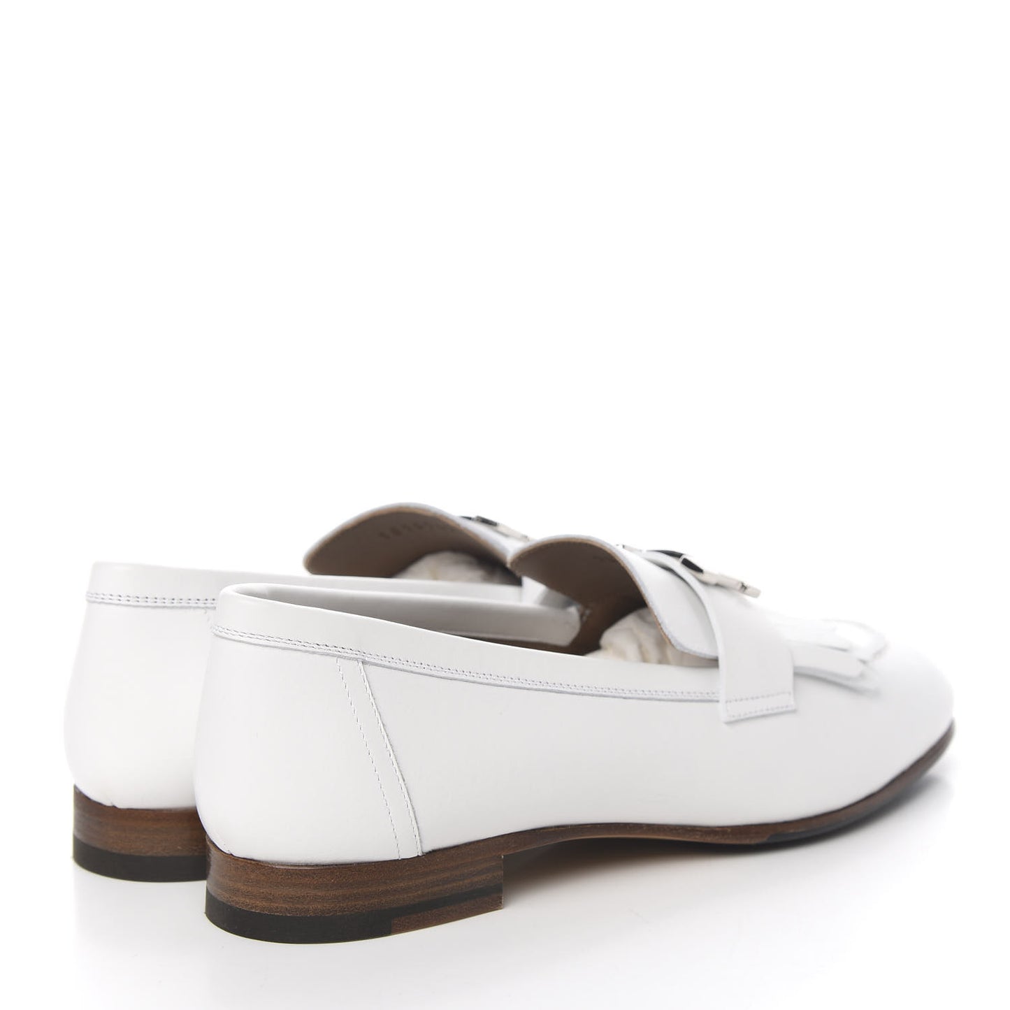 Calfskin Womens Royal Loafers 36.5 White