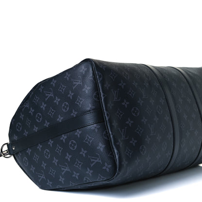 Louis Vuitton Monogram Eclipse Keepall Bandouliere 55 8 of 12