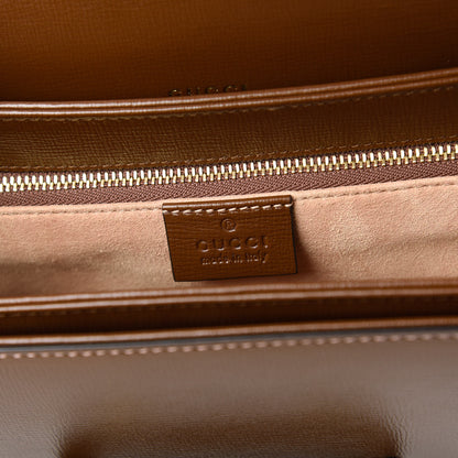 Gucci Azalea Calfskin Horsebit 1955 Shoulder Bag Brown Sugar 8 of 10