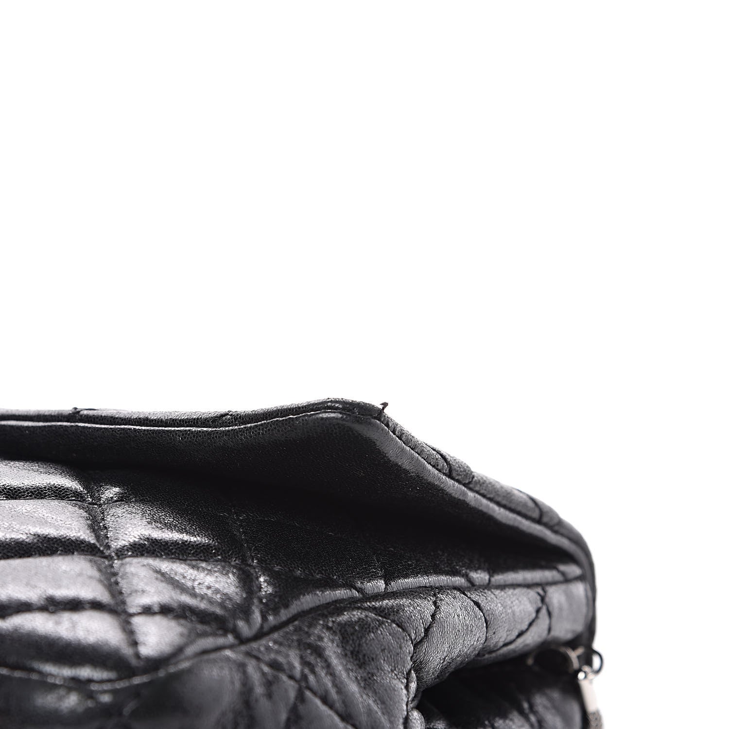 Chanel Iridescent Lambskin Quilted Snake Chain 2.55 Reissue Flap Black 10 of 13
