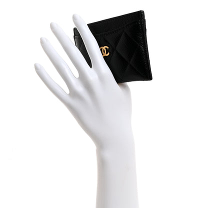 Chanel Caviar Quilted Card Holder Black 2 of 9