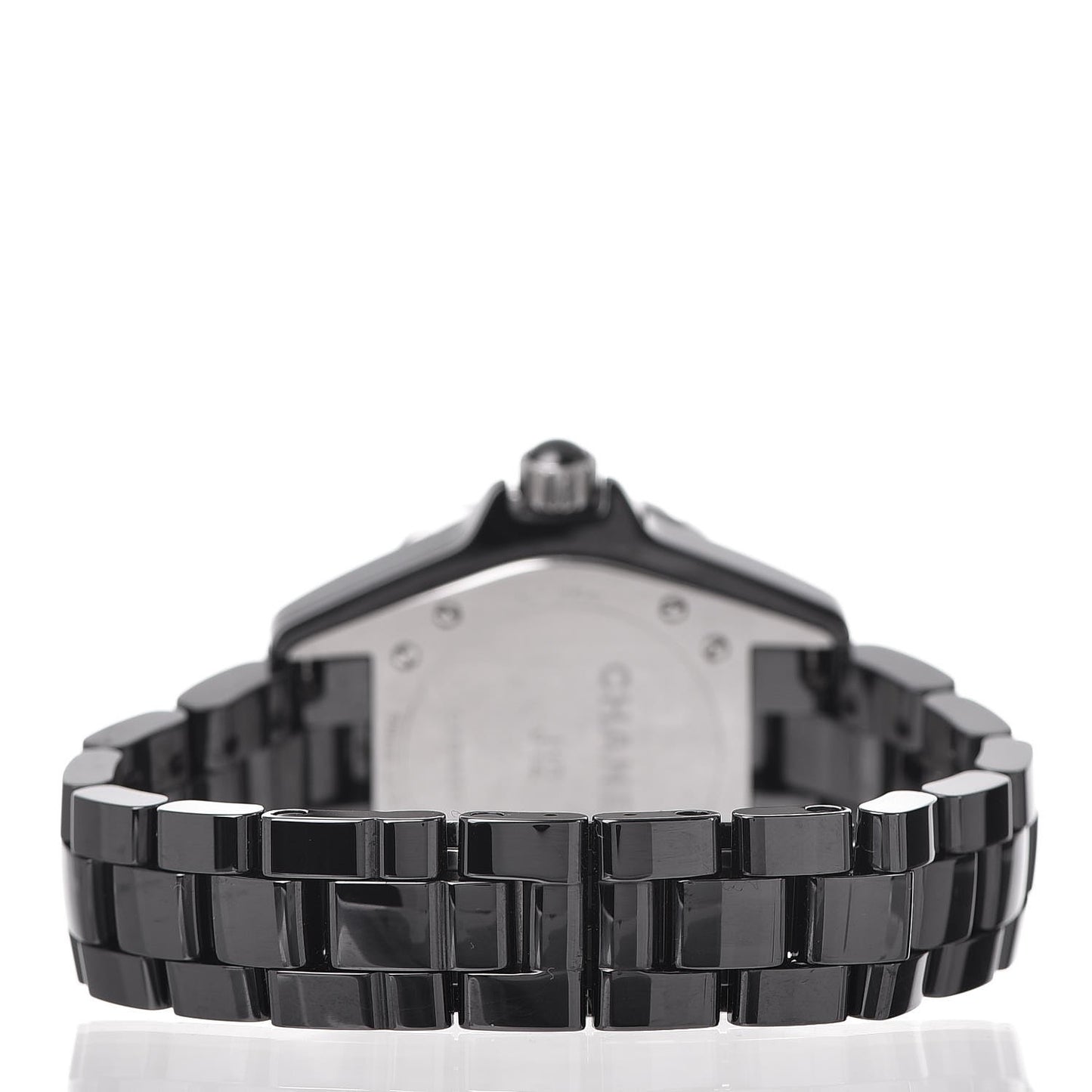 Stainless Steel Ceramic 33mm J12 Quartz Watch Intense Black