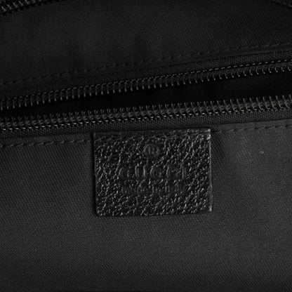 Gucci Monogram Web Medium Flat Messenger Bag Black 6 of 7