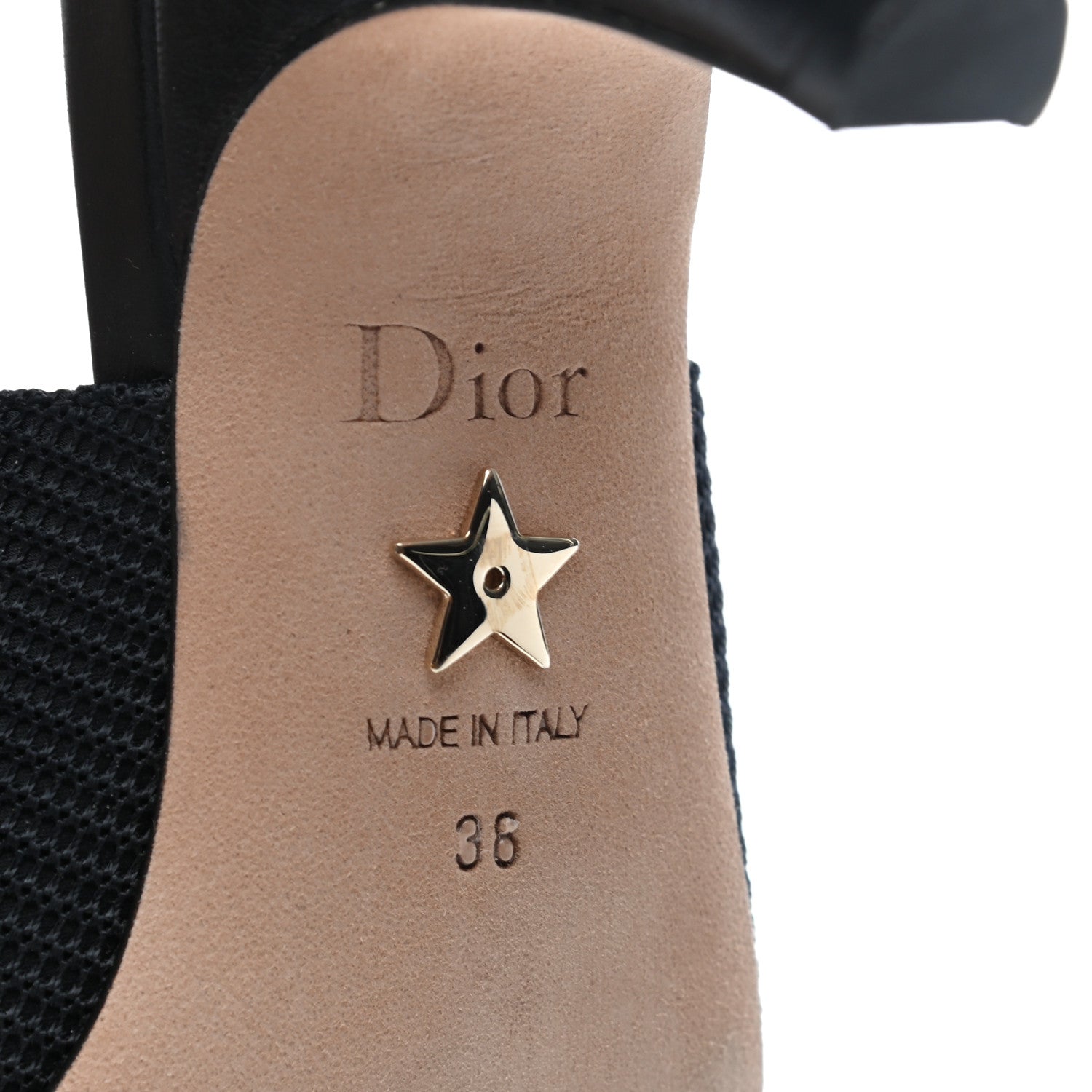 Christian Dior Technical Canvas Ribbon J Adior Slingback 65mm Pumps 38 Black 6 of 8