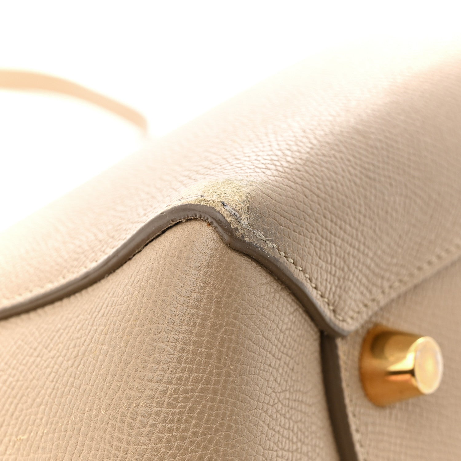 Celine Grained Calfskin Mini Belt Bag Light Taupe 11 of 22