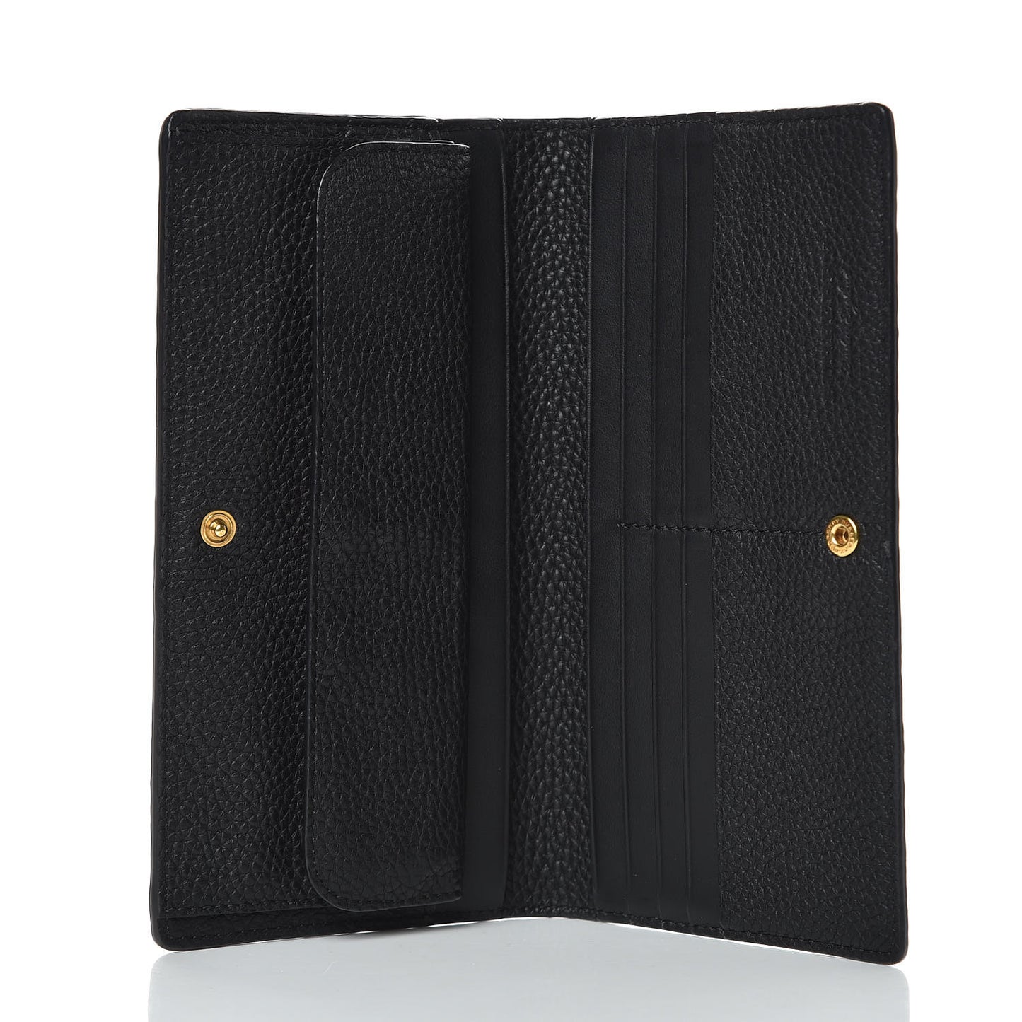 Calfskin Hastings Continental Wallet Black