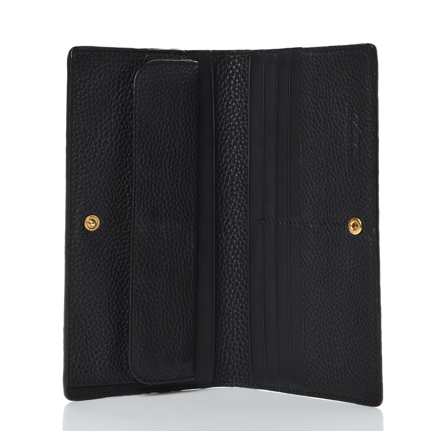 Burberry Calfskin Hastings Continental Wallet Black 5 of 8