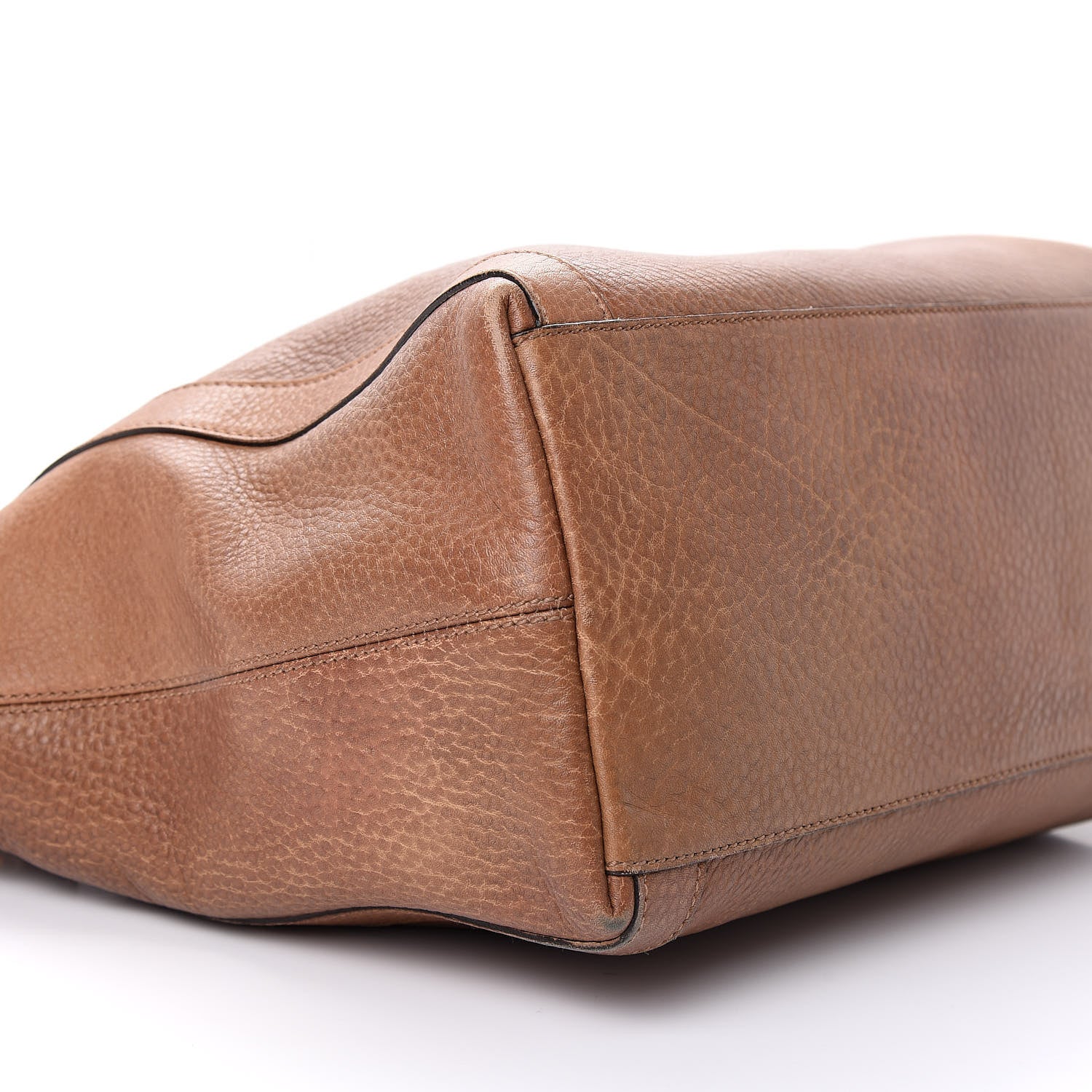 Gucci Pebbled Calfskin Medium Miss GG Top Handle Bag Light Cuir 9 of 13