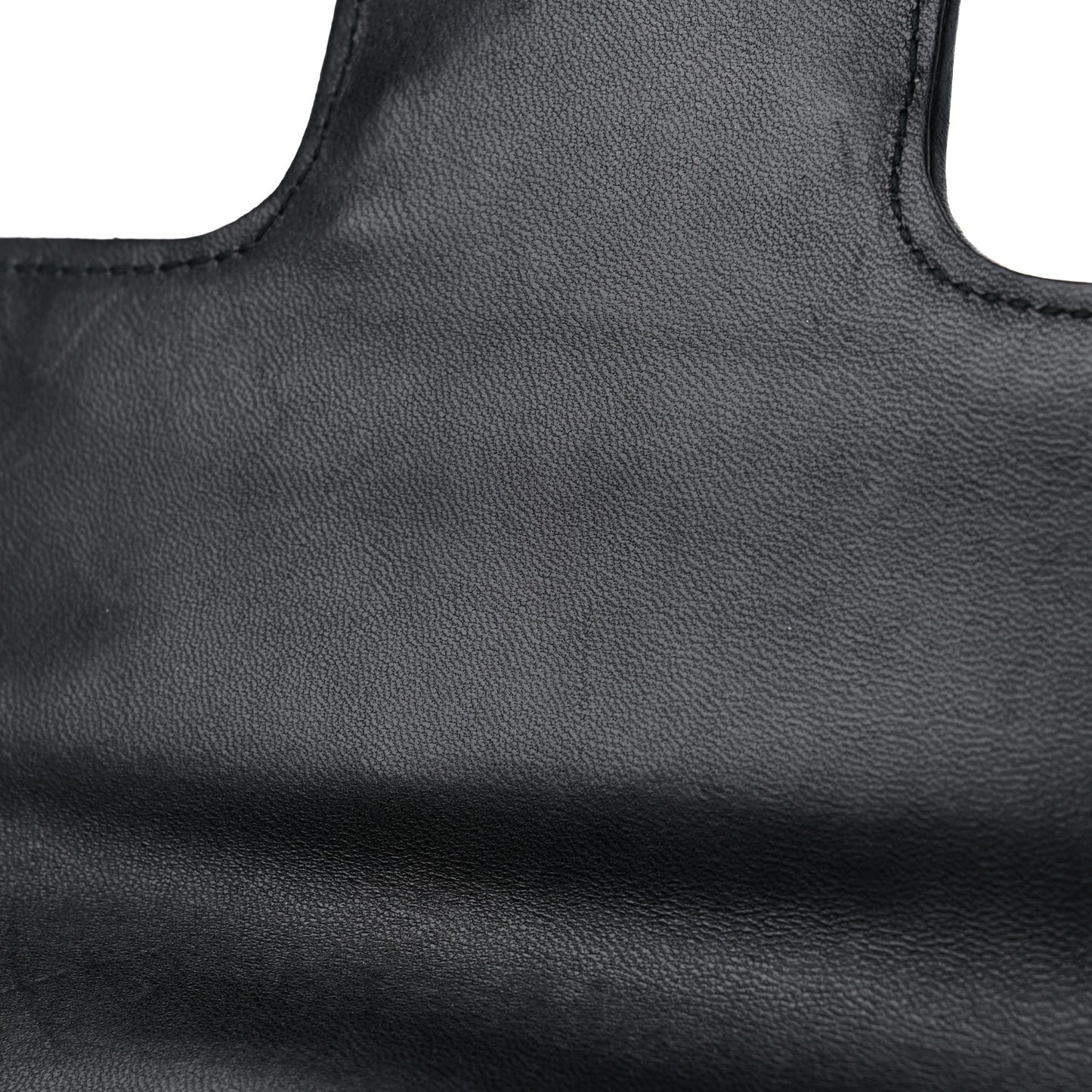 Nappa Gaufre Small Chain Flap Shoulder Bag Black