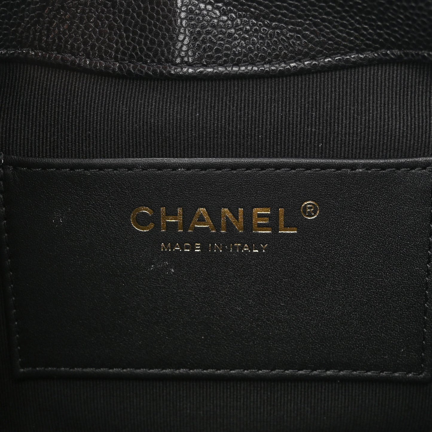 Caviar Quilted Small Messenger Flap Black