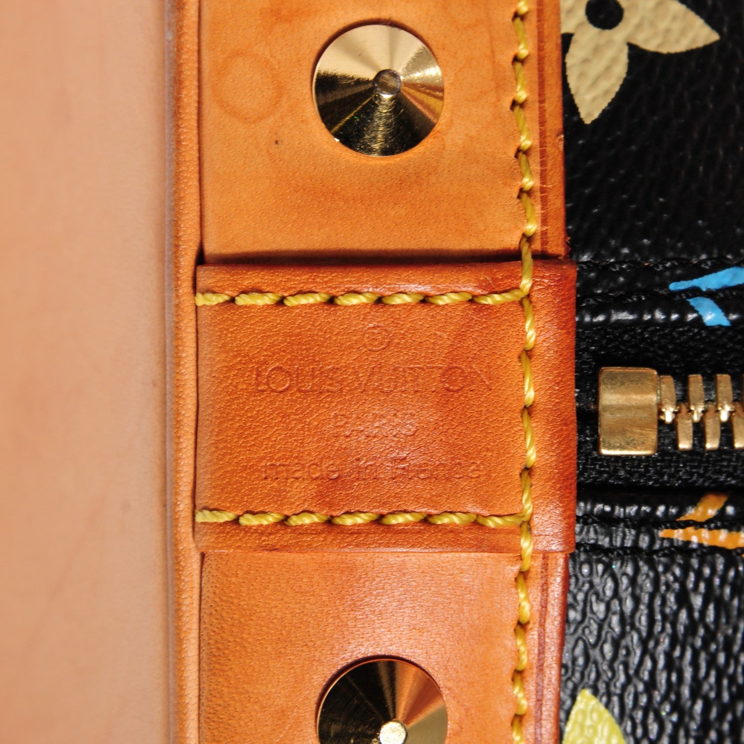 Louis Vuitton Monogram Multicolor Alma Black 6 of 7
