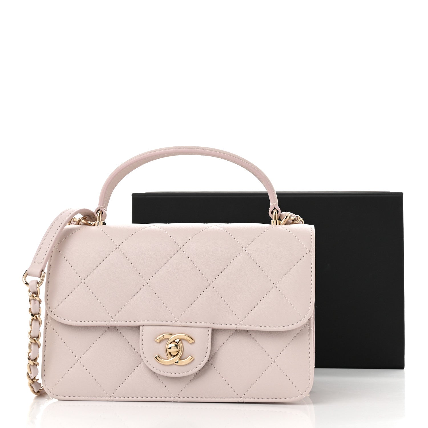 Chanel Calfskin Quilted Coco Lady Flap Light Purple 11 of 11