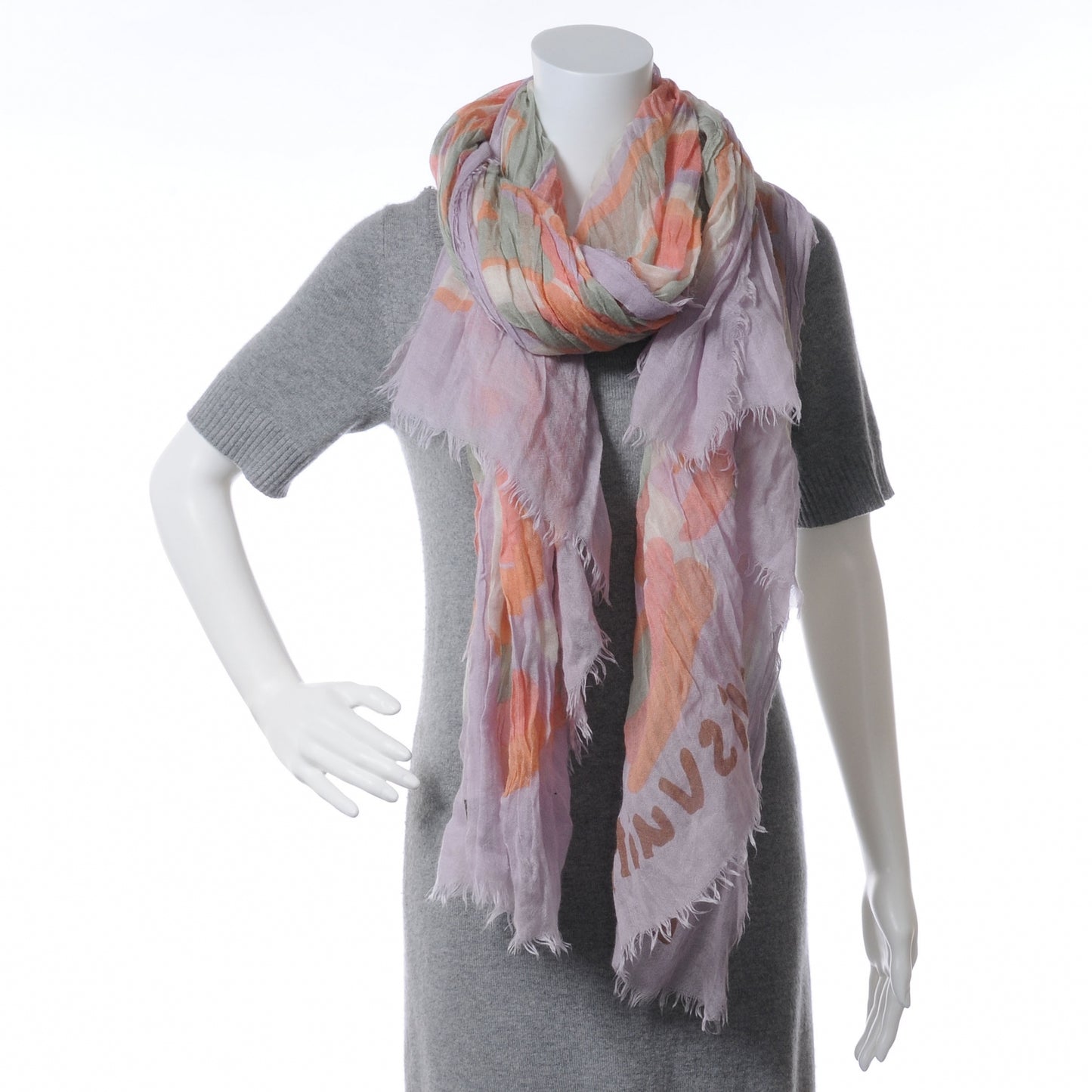 Cashmere Silk Graffiti Stole