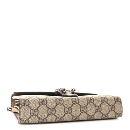 Gucci GG Supreme Monogram Mini Dionysus Chain Wallet Beige Taupe 4 of 10