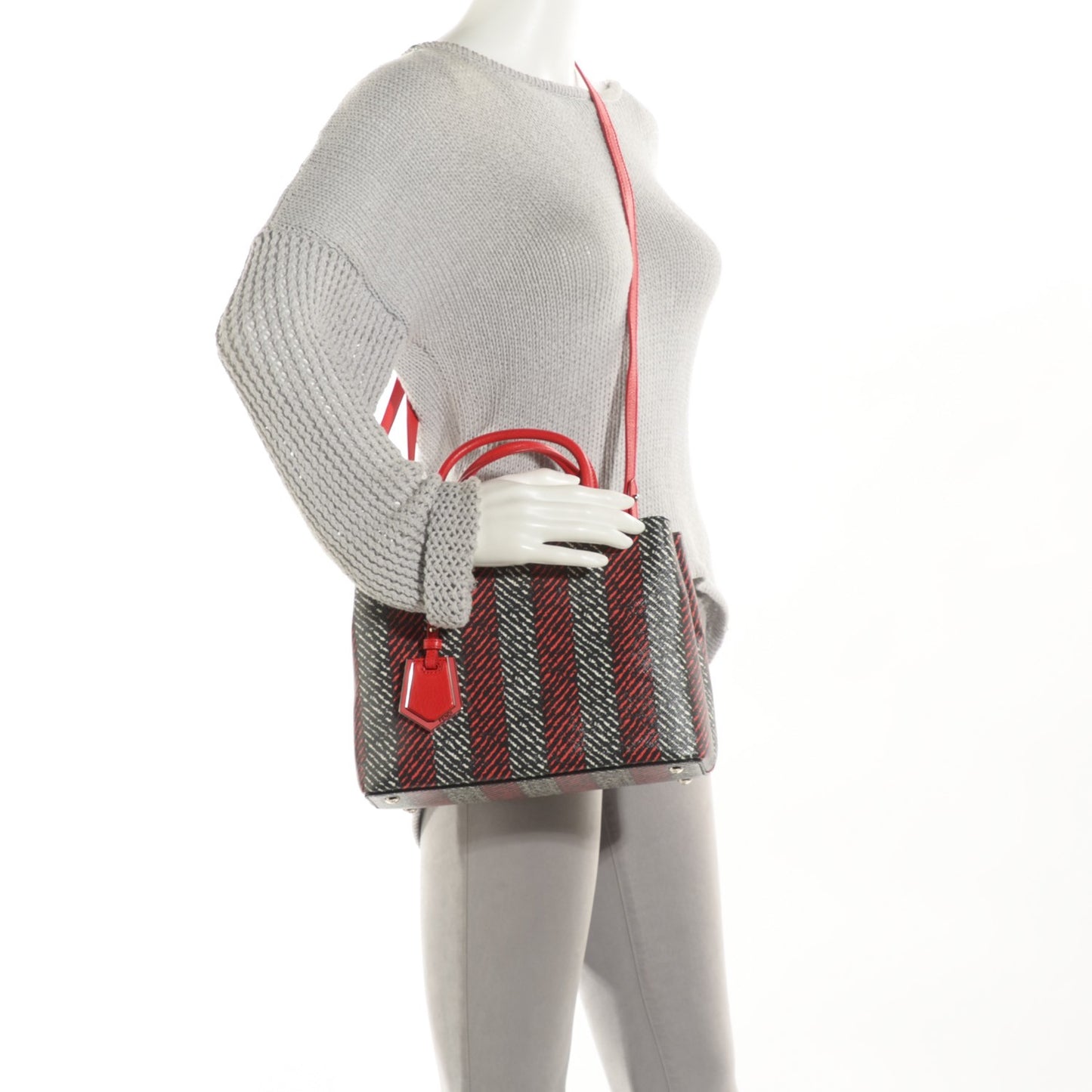 Vitello Elite Petite 2Jours Tote Papavero Rosso