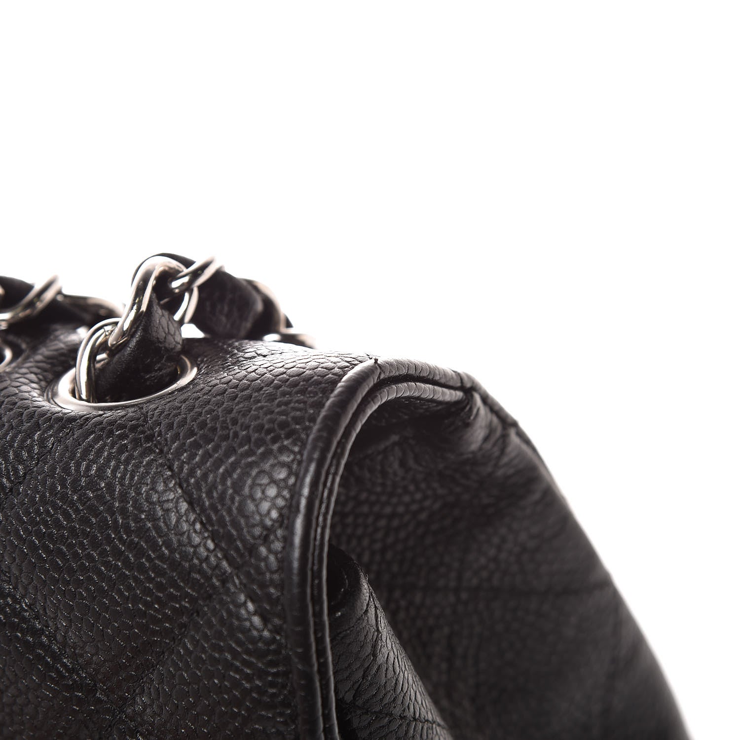Chanel Caviar Quilted Jumbo Single Flap Black 10 of 10