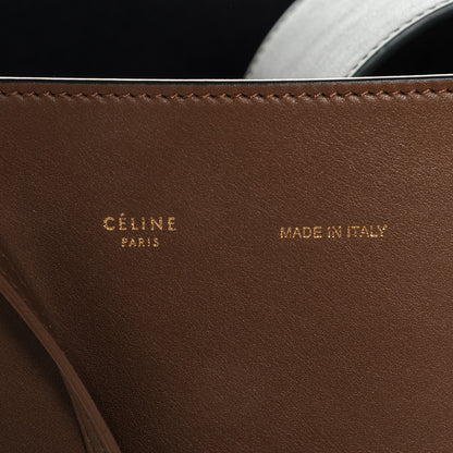 Celine Shiny Smooth Calfskin Small Twisted Cabas Camel Brick 6 of 7