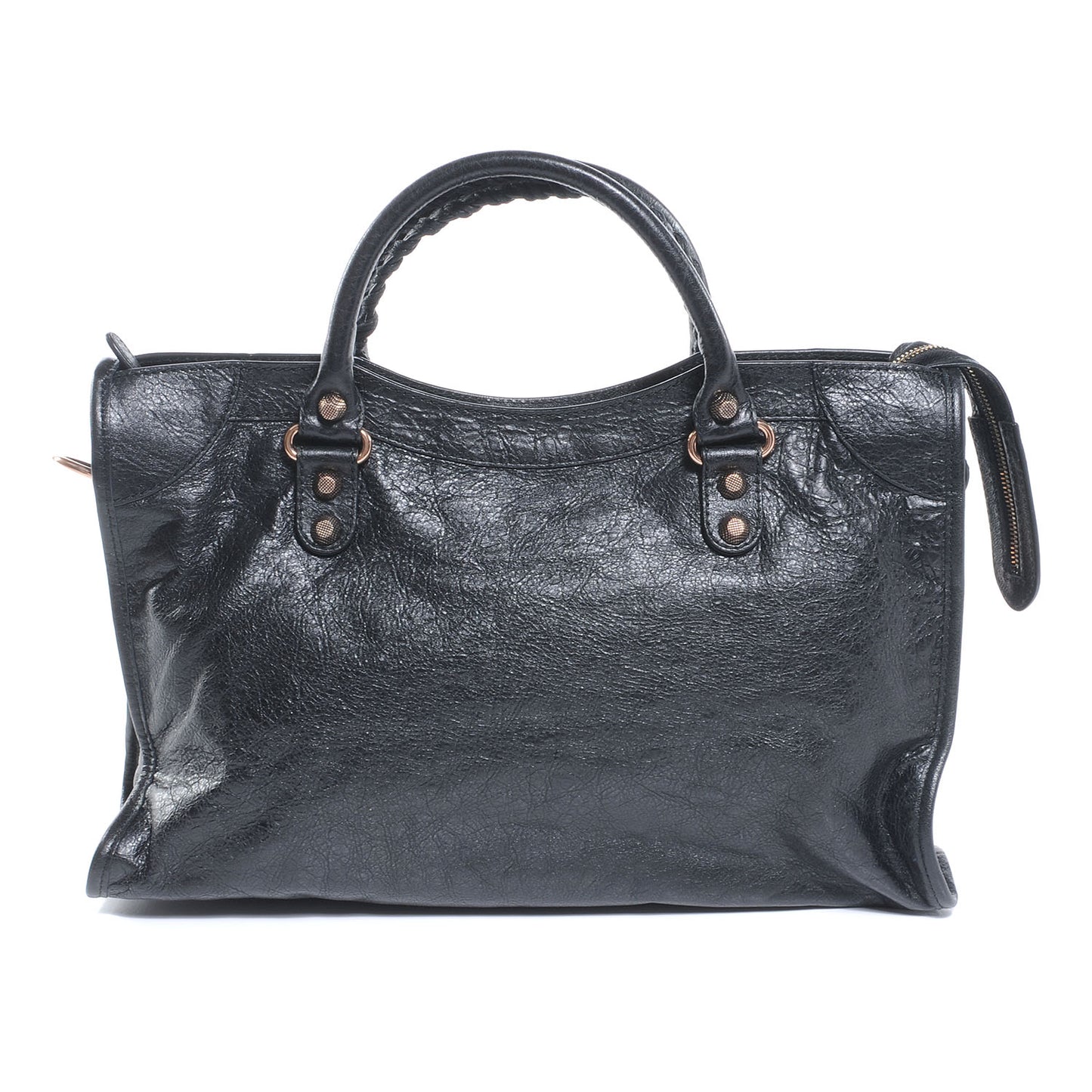 Agneau Giant 12 Rose Gold Hardware City Black