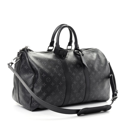 Louis Vuitton Monogram Eclipse Keepall Bandouliere 45 2 of 8