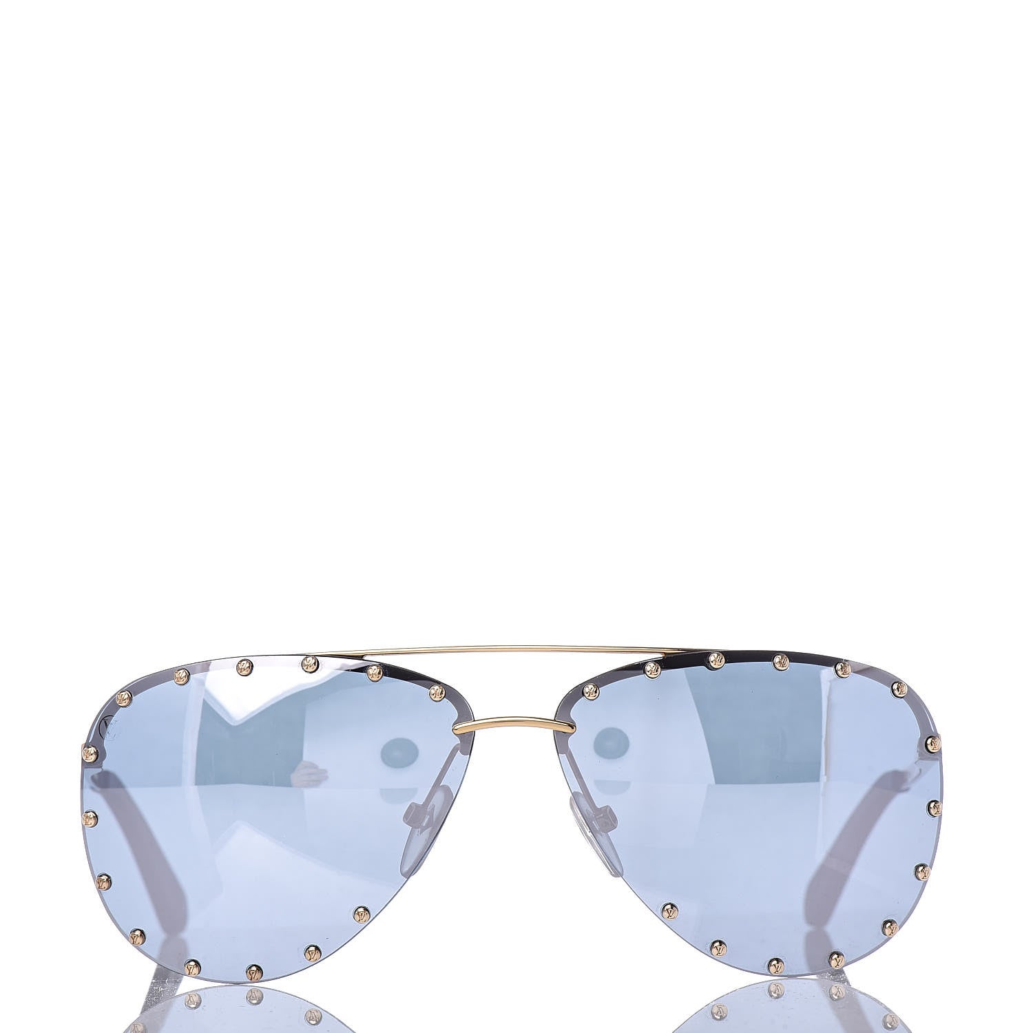 Louis Vuitton The Party Aviator Sunglasses Z0911U Blue 2 of 8