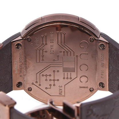 Gucci Stainless Steel Rubber 45mm Digital I-Gucci Watch Brown 4 of 11