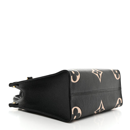 Louis Vuitton Empreinte Monogram Giant Onthego PM Black Beige 4 of 9