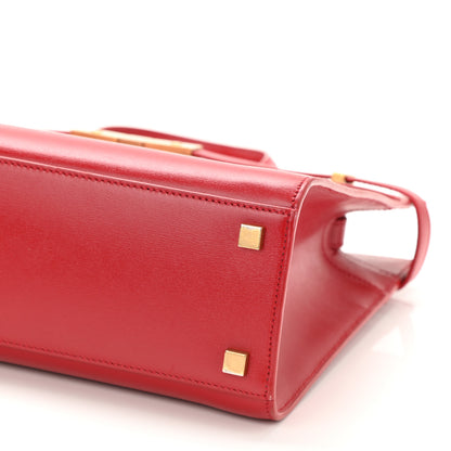 Saint Laurent Calfskin Small Manhattan Shopper Tote Red 8 of 10