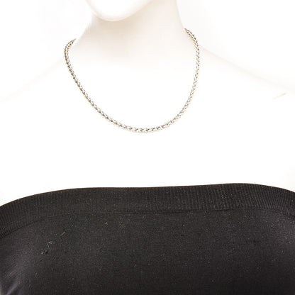 David Yurman Sterling Silver 4mm Wheat Chain Necklace 2 of 5