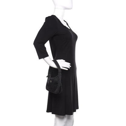 Prada Tessuto Nylon Sport Shoulder Bag Black 2 of 8