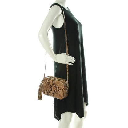Gucci Python Small Soho Disco Bag Beige 2 of 7