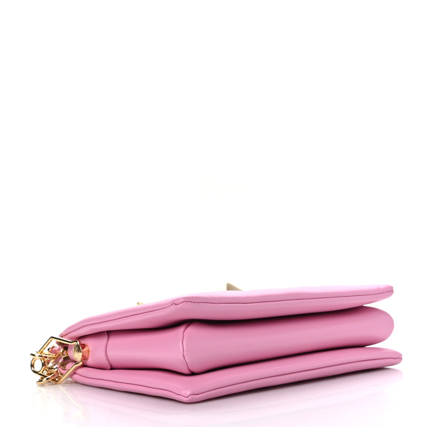 Lambskin Embossed Monogram Coussin PM Rose Bonbon