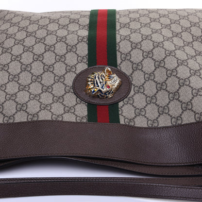 Gucci GG Supreme Monogram Large Rajah Chain Tote Beige New Acero 12 of 12