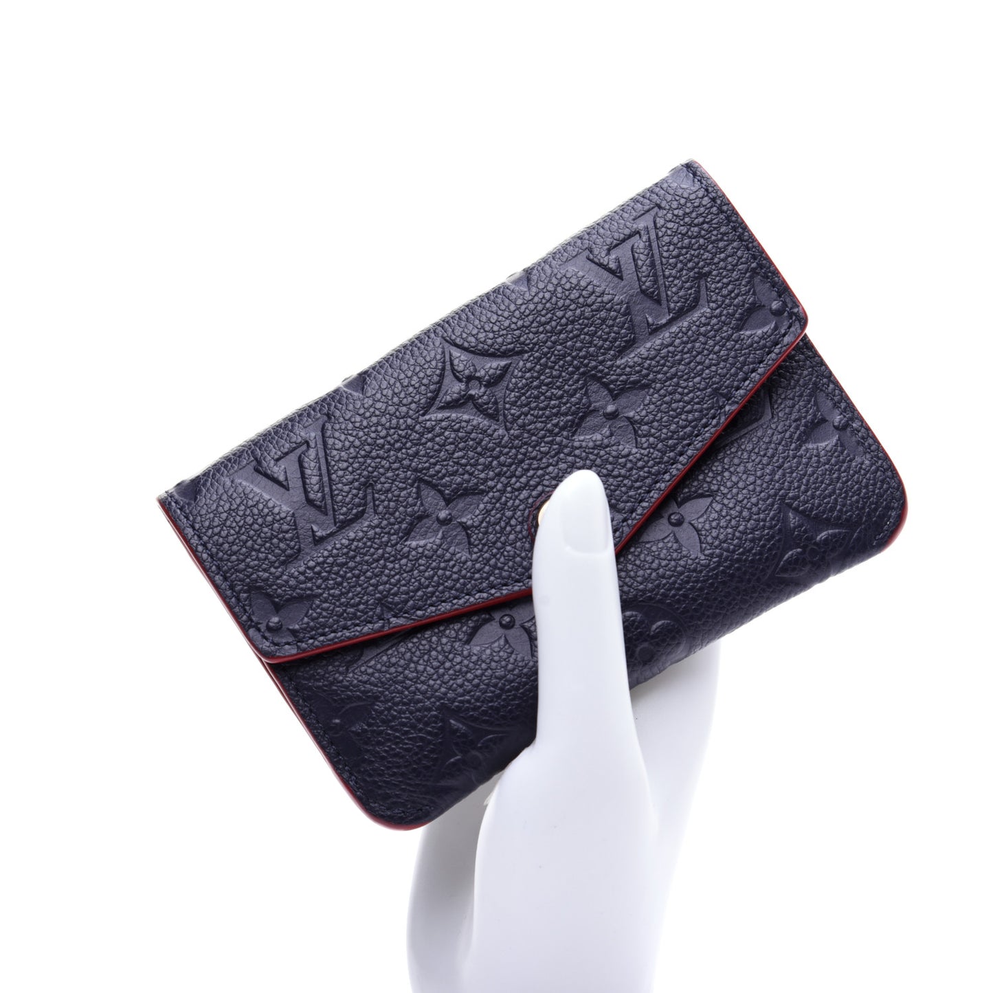 Empreinte Key Pouch Marine Rouge