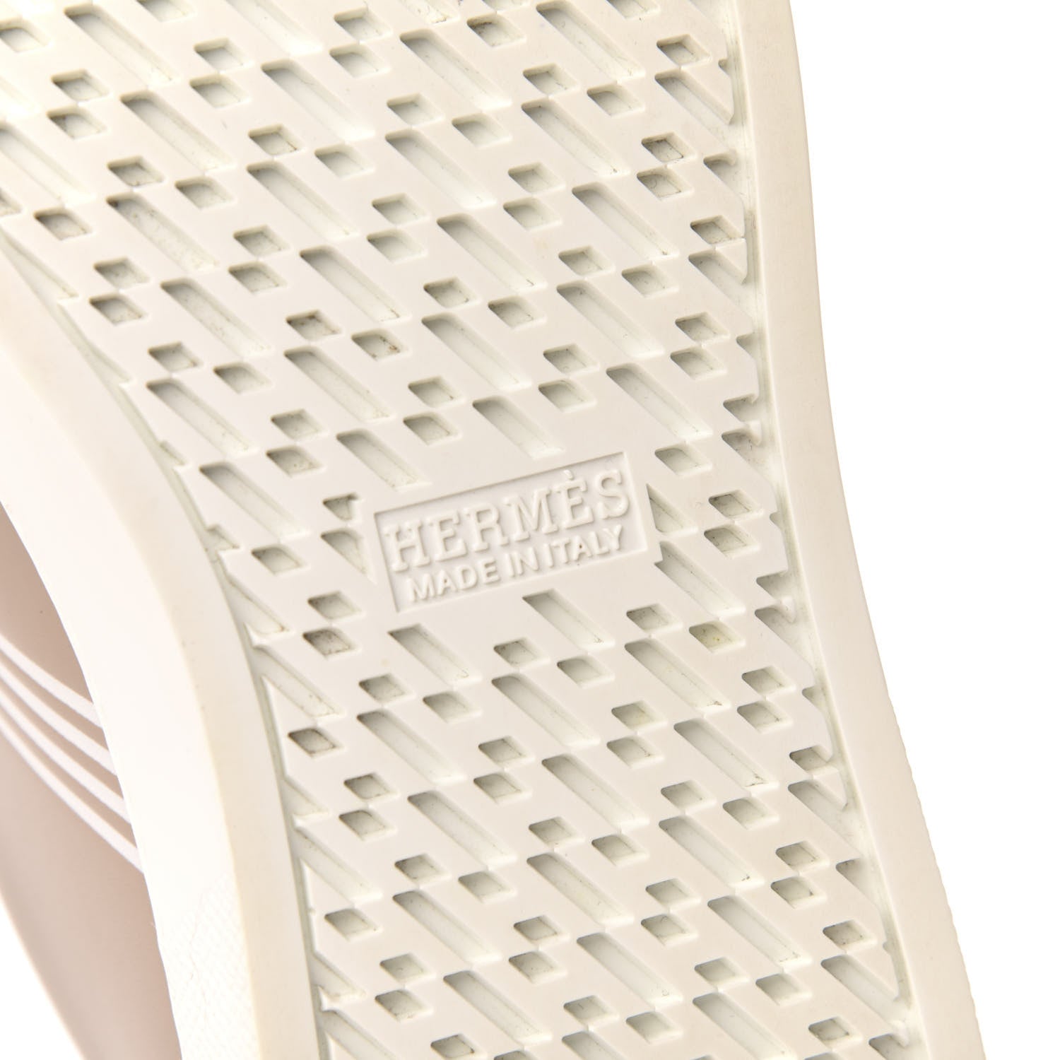 Hermes Calfskin Womens Advantage Sneakers 35.5 Beige Rose 7 of 9