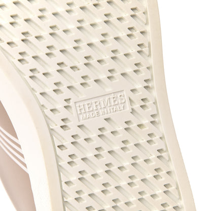 Hermes Calfskin Womens Advantage Sneakers 35.5 Beige Rose 7 of 9