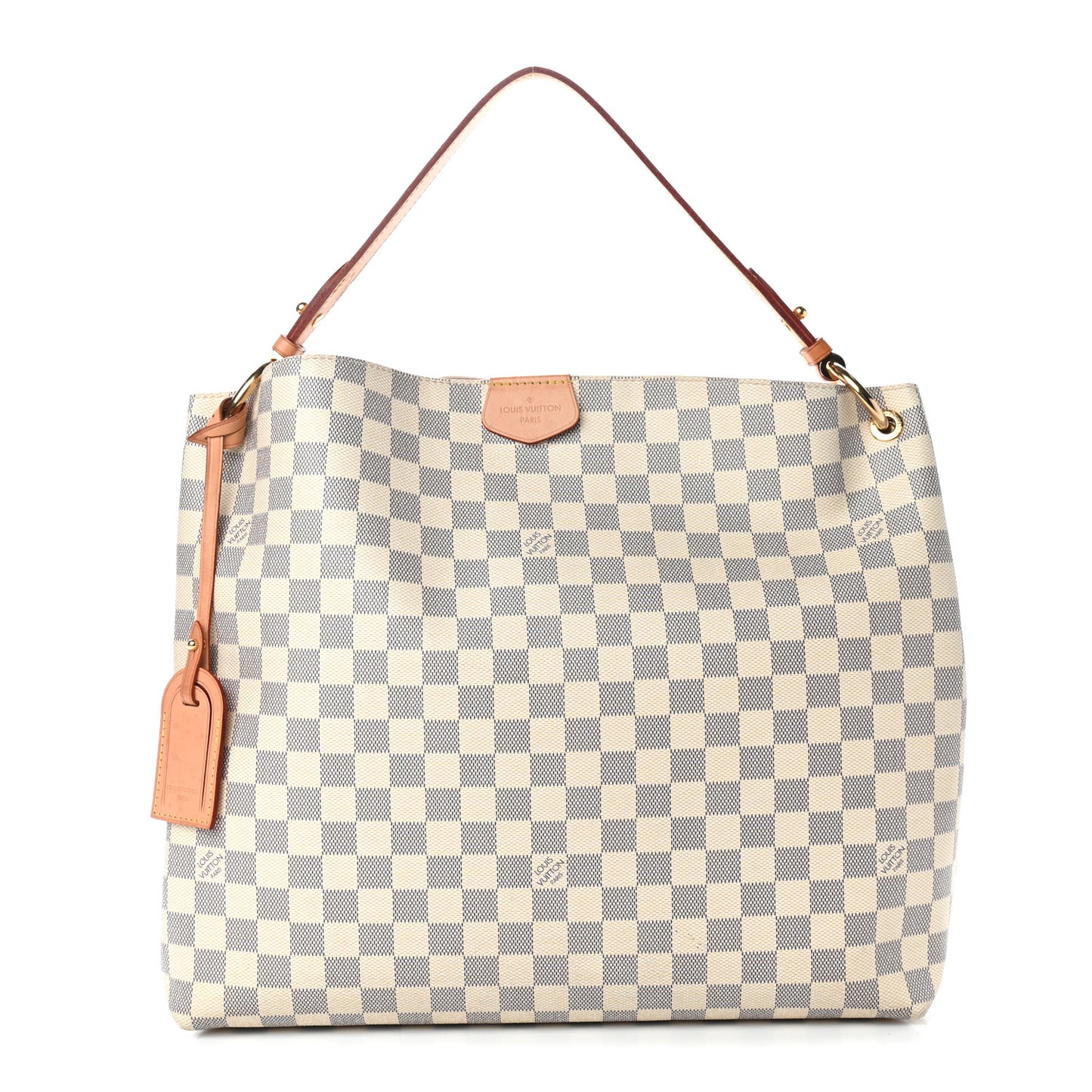Damier Azur Graceful MM Rose Ballerine