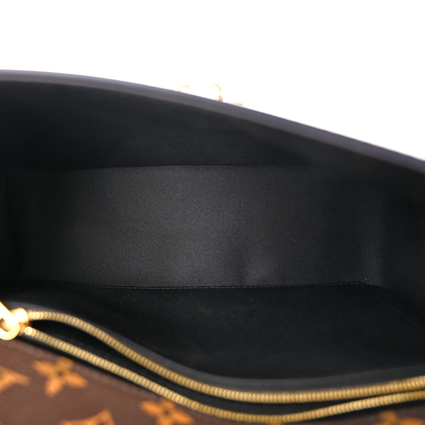 Patent Calfskin Monogram Cherrywood PM Black