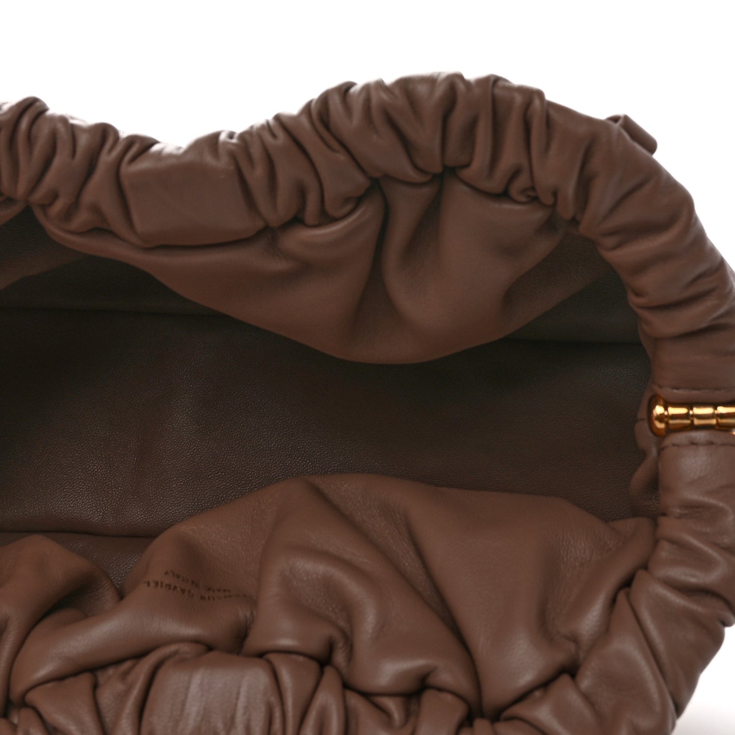 Lambskin Cloud Mini Clutch Biscotto