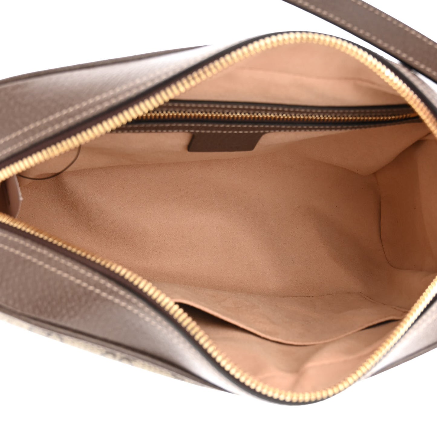 GG Supreme Monogram Web Small Ophidia Shoulder Bag Brown